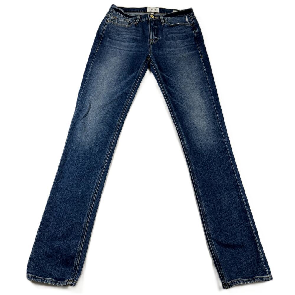 Frame women blue Jeans Le Nix Straight Size 26 denim